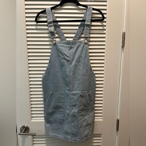 Topshop Blue Denim Mini Dress